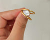 Pear Stone Ring